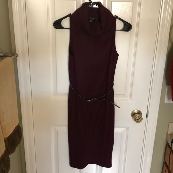 Maroon Work Dress - Picture 1 of 3